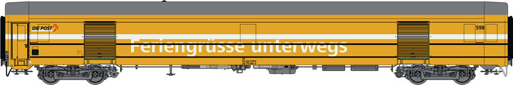 L.S. Models 47287 PTT Postwagen Z 599 "Feriengrüsse" Ep VI